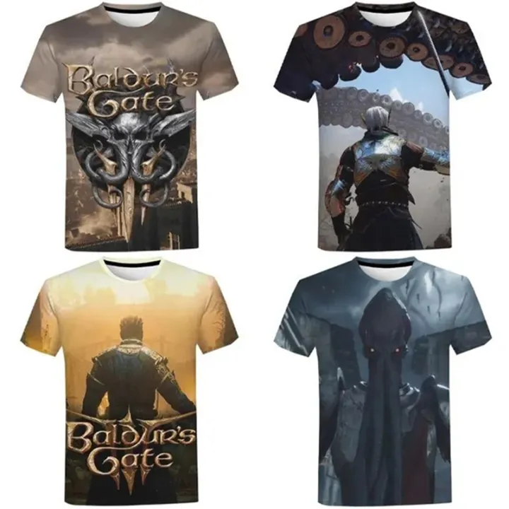 Baldur's%20Gate%20III%20games%203D%20printed%20T-shirt%20men%20women%20kids%20Short%20Sleeve%20T%20shirt%20casual%20hip%20hop%20summer%20tee%20tops%20graphic%20tshirt%20top%20-%20Image%204