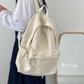 School Bag Japanese Style Muji Simplicity Versatile College Student Canvas Backpack Mori College Vintage Schoolbag High School Female. 