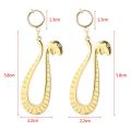 Anime One Piece Boa Hancock Same Earrings Women Jewelry Fans Gift.