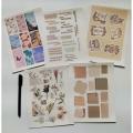 A5 size Sticker sheets for journaling (5pc). 