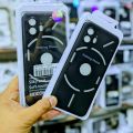 Nothing Phone 2 Back Cover With Metal Frame Camera Protection Back Case Magsafe Design With Silicone Rubber Protecive Premium Back Case NothingPhone2.