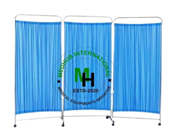 Mild%20Steel%203%20Part%20Bed%20Side%20Partition%20for%20Hospital%20(Screen%20Stand)%20-%20Image%202