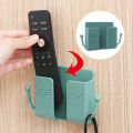 1PCS Wall Mounted Organizer Box Punch Free TV Remote Control Storage Mounted Phone Plug Wall Holder. 