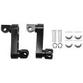 LKPCIGCXM Motorcycle Adjustable Passenger Footpegs Highway Pegs Male Mount Foot Peg Clamp Support Extensions Bracket B. 