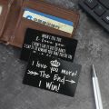 NORORTHY Valentine Love Note for Men Husband Anniversary Gifts Anniversary Memorial Wallet Insert Card Purse Card Boyfriend Presents.