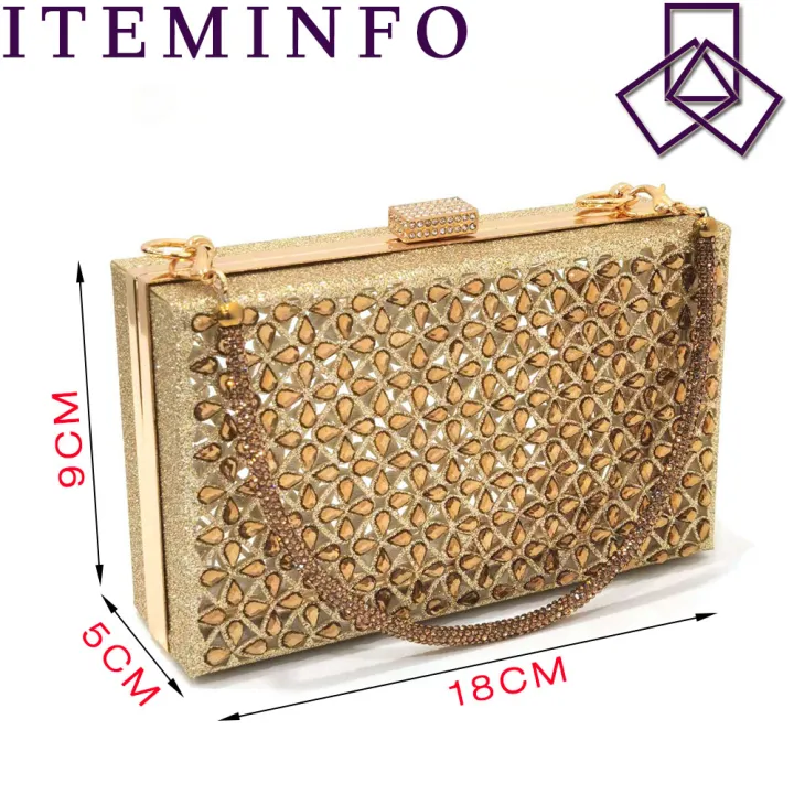 Venus%20Chan%20Low%20Heel%20Shoes%20for%20Women%20Hollowed%20Out%20Embroidery%20Rhinestone%20Italian%20Design%20Gold%20Color%20Pointed-Toe%20Shoes%20and%20Bags%20Set%20House%20Foocus%20-%20Image%206