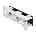 8 Port Patch Panel for Cat. 6 Versatile Data Center Plastic Wall Mount for Computer Home for Wiring Server Room Office Easy Install. 