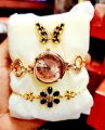 Stylish women combo set fashionable watch. 