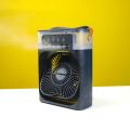 Mini Air Cooler, USB Desk Fan 3 Wind Speeds and 5 Spray Modes for Office, Home, Dorm, Travel. 