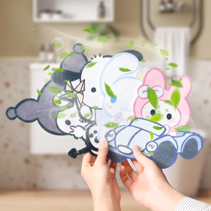 1/4/8Pcs%20Sanrios%20Creative%20Funny%20Toilet%20Deodorant%20Stickers%20Kuromi%20Cinnamoroll%20Shaped%20Refrigerator%20Bathroom%20Fragrance%20Remove%20Odor%20Sticker%20-%20Image%208