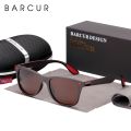 BARCUR Trending TR90 Polarized Sunglasses Women Square eyewear Men Sun glasses Vintage Unisex Goggle Male UV400 Oculos de sol. 