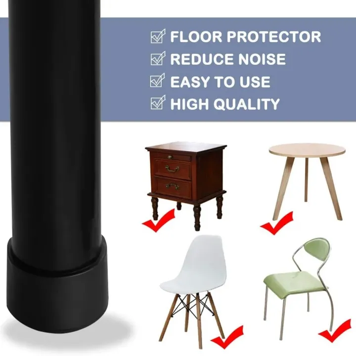 4Pcs/Set%20Black%20PVC%20Chair%20Leg%20Caps%20New%20Round%20Bottom%20Furniture%20Feet%20Silicone%20Pads%20Non-Slip%20Covers%20Floor%20Protectors%20Accessories%20-%20Image%202