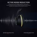 HXSJ LK Z100 BT Headset  BT 5.0 Active Noise Reduction Gaming Office Entertainment Headphone ANC Headset Black. 