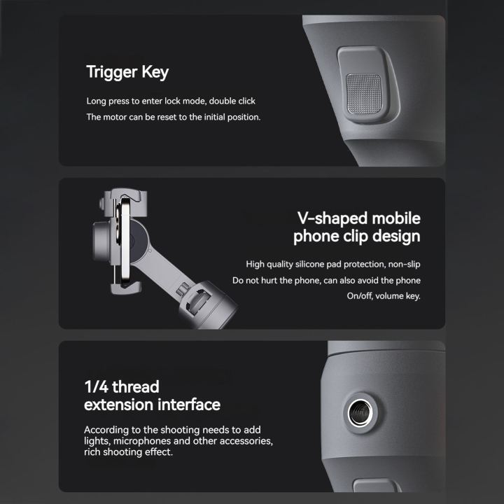 FUNSNAP%20Capture%205%203-Axis%20Stabilizer%20Gimbal%20Stabilizer%20with%20LCD%20Screen%20for%20Smartphone%20450g%20for%20iPhone%2015/14/13/12/11/X%20Pro%20Max%208%20-%20Image%204