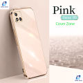 Hontinga for Realme C20 / C20A Back Cover Luxury 6D Plating Fashion Racing Side Pattern Soft Case Silicone Square Phone Cases. 