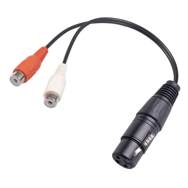 XLR%20To%20Dual%20RCA%20Cable%20XLR%20To%20RCA%20Y%20Splitter%20Cable%203%20Pin%20XLR%20Female%20To%202RCA%20Female%20Amplifier%20Mixing%20Plug%20AV%20Cable,%200.2M%20-%20Image%209