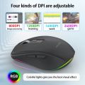 Bluetooth 5.0 Wireless Mouse Rechargeable Silent Multi Arc Touch Mice Ultra-thin Magic Mouse For Laptop Ipad Mac PC Macbook. 