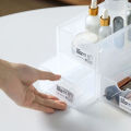 Plastic Drawer Storage Box Minimalist Stackable Transparent Cosmetic Sorting Box Mini Sundries Organizer Living Room. 