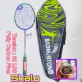 Skalo Badminton Racket String Tension 32 Lbs Mashing Gadding Fully Complete - Achieve Optimal Performance On The Badminton Court With This Skalo Racket. 