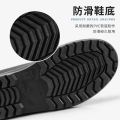 Middle Tube Non-Slip Waterproof Short Tube Rain Boots Men's British Kitchen Thick Bottom Rain Shoes Construction Site Rubber Shoes Shoe Cover Thermal Rain Boots Men. 