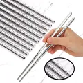 Stainless Steel Chopstick 2 Pcs (japanese/ chinese/ Korean). 