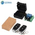 GERMA 433Mhz Universal Wireless Remote Control Switch DC 12V 1CH relay Receiver Module RF Transmitter 433 Mhz Remote Controls. 