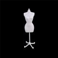 【The road to happiness Store】1PCS Doll Gown Form Mannequin Model Stand Rack Holder Black White Color. 