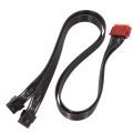 1 Piece 12Pin to Dual PCI-E 8Pin PSU Graphics Card Cable Module Cable PSU Graphics Card Cable Module Cable Replace for Enermax PSU. 