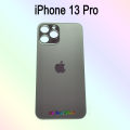 Backshell for iPhone 13 Pro Replacement Back Battery Cover Back Rear Glass Case - camera. 