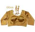 Golden Color Three Quarter Sleeve Blouse For Women. 