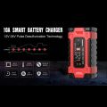 FOXSUR Automatic Battery Chargers 12V/10A 24V/5A Intelligent Pulse Repairing Charge Device. 