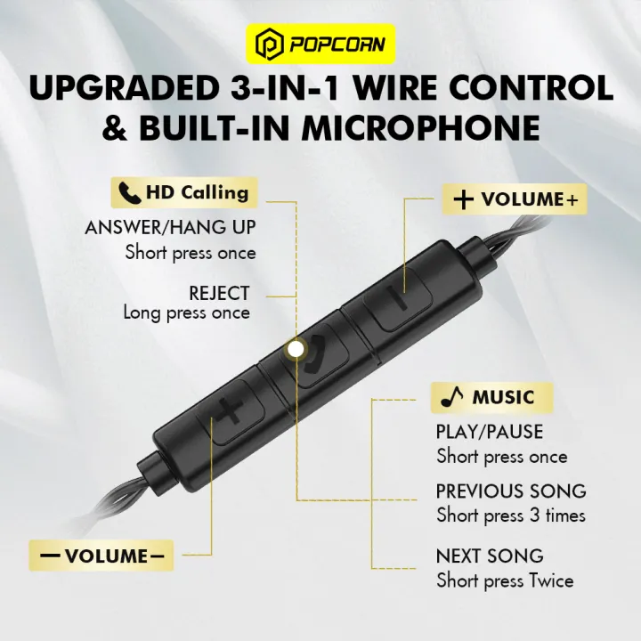 Popcorn%20Original%20Headphone%20Upgraded%20Earphone%20Cable%20HIFI%202Pin%20Connector%20Use%20For%20POCORN%20X8%20PRO%20X9%20PRO%20TRN%20MT1%20KZ%20ZSN%20PRO%20X%20EDX%20PRO%20QKZ%20AK6%20Pro%20-%20Image%203