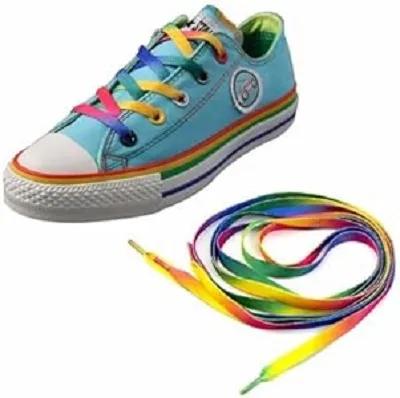 1Pair%20Rainbow%20Flat%20Canvas%20Athletic%20Shoelace%20Sport%20Sneaker%20Shoe%20Laces%20Strings%20-%20Image%202