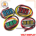 LED Display Mini 0.28 inch DC 0 -100V Digital Voltmeter 100V Volt Panel Indicator Monitor Voltage Meter-1PCS - Compact Digital Voltmeter -Blue.