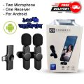 K9 Wireless Dual Microphone Professional Lapel Lavalier Microphone Remove Noise For Тур с. 
