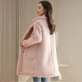 2024 Winter Velvet Suede Jacket Women Thick Parka Coat Long Jackets Vintage Casual Clothes Women Plus Velvet Thick Outwear 6XL. 