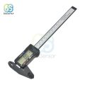 Digital Vernier Calipers Measure 100mm 150mm 6inch LCD Electronic Carbon Fiber Gauge Height Measuring Instruments Micrometer-150mm Black.
