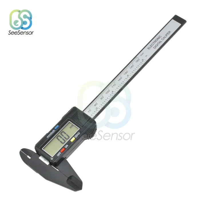 Digital%20Vernier%20Calipers%20Measure%20100mm%20150mm%206inch%20LCD%20Electronic%20Carbon%20Fiber%20Gauge%20Height%20Measuring%20Instruments%20Micrometer-150mm%20Black%20-%20Image%204