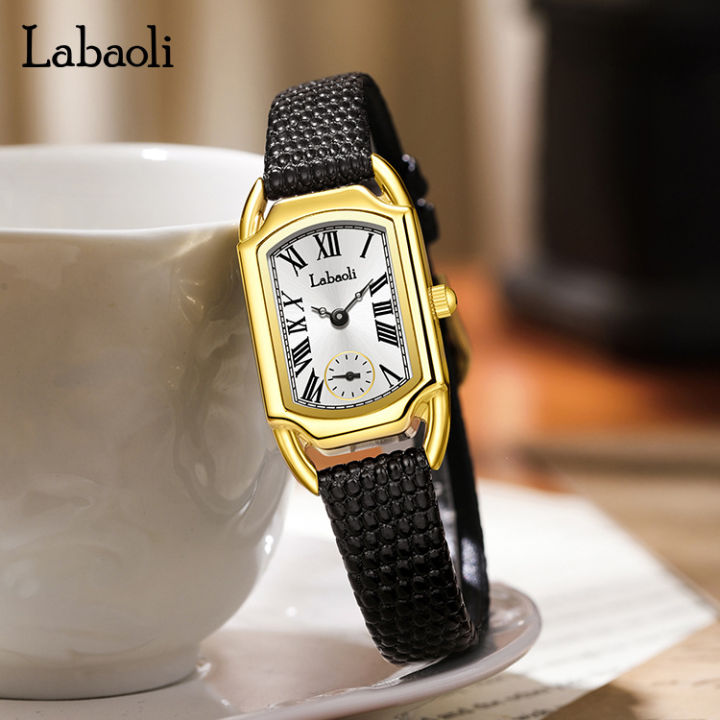 La Pauli Labaoli Watches Women's Small Sugar Cubes Belt Ladies Fashion Roman Scales Vintage Quartz Watches Wholesale