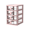 Office Desktop Storage Box Transparent Small Drawer Storage Cabinet Student Desk Stationery Sundries Storage Box. 