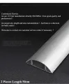 90X23mm Aluminum Metal Surface Cable Raceway Metal Floor Cable Duct Floor Wire Cover Metal Cable Protector Cable Trunking Large. 