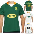 2023 South Africa Rugby Jersey Home Training suit South Africa 100th Anniversary Edition t-shirt CRICKET shirt jerseys. 