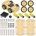 4 Wheel Drive Smart Robot Chassis Kit. 
