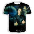 Men/Women The Vampire Diaries 3D Printed T-Shirt Damon Salvatore Fashion T Shirt Sport Pullover Summer Tops.