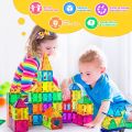 Magnetic Tiles Building Blocks Magnet Toys for Kids Educational Toys 3D Magnet Puzzles Stacking Blocks for Children Boys Gifts.