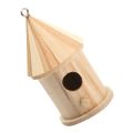 Cute New Wooden Bird House Birdhouse Hanging Nest Nesting Box For Home Garden Decor.