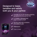 Durex Intense Vibe Ring for Extra Pleasure for Men & Women | Compatible with Condoms & Lubes. 
