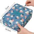 Makeup Organizer Bag -Maroon color. 