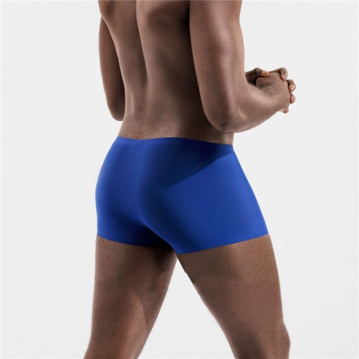 L-XXXL%20Seamless%20Ice%20Silk%20Boxers%20Men%20Solid%20Color%20Male%20Underpants%20Ultra-thin%20Underwear%20Summer%20COOL%20Trunk%20Shorts%20-%20Image%204