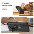 For Xiaomi Redmi Note 10 4G / Note 10s Case Hard With Stand Magnetic Shockproof Protective Back Cover Case.